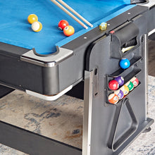Load image into Gallery viewer, 4-in-1 Multi-Functional 7ft MDF Pool Billiard Table: Air Hockey, Table Tennis, and Dining Table