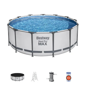 Bestway Steel Pro MAX 13’ X 48” Round Above Ground Pool Set
