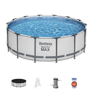 Bestway Steel Pro MAX 14' X 48" Above Ground Pool Set Round