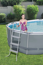 Load image into Gallery viewer, Bestway 56620 Power Steel Oval Pool Set 14' X 8'2" X 39.5"/4.27M X 2.50M X 1.00M