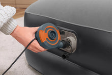 Load image into Gallery viewer, Bestway 67401 Tritech Airbed Twin Built-in AC pump, 75" x 38" x 18"/1.91m x 97cm x 46cm