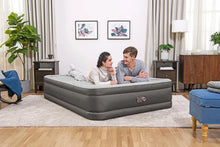 Load image into Gallery viewer, Bestway 69050 Fortech Airbed Queen Built-in AC pump, 80" x 60" x 18"/2.03m x 1.52m x 46cm
