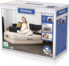 Load image into Gallery viewer, Bestway 67694 Tritech Airbed Twin Built-in AC Pump, 75" x 38" x 16.5"/1.91m x 97cm x 42cm