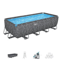 Load image into Gallery viewer, Bestway 561KA Bestway® APX 365 18 Ft x 9 Ft x 4.3 Ft Above Ground Pool Set Rectangular