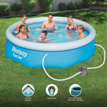 Load image into Gallery viewer, Bestway 57266 Fast Set™ Portable Swimming Pool 10 ft x 2.5 ft