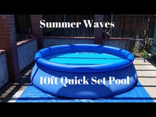 Load and play video in Gallery viewer, Bestway 57266 Fast Set™ Portable Swimming Pool 10 ft x 2.5 ft