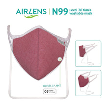 Load image into Gallery viewer, face masks Airlens N99 Protection Mask Washable 'Blue' - JOVAJOVA-Fashion-Studio