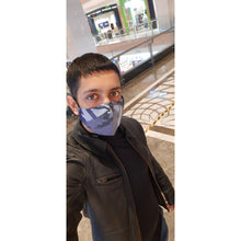 Load image into Gallery viewer, face masks Jova Camo Blue - JOVAJOVA-Fashion-Studio