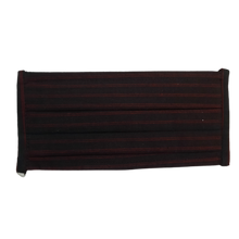Load image into Gallery viewer, face masks Kossak Pleated Black Red - JOVAJOVA-Fashion-Studio