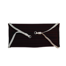 Load image into Gallery viewer, face masks Kossak Pleated Black Red - JOVAJOVA-Fashion-Studio