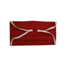 Load image into Gallery viewer, face masks Kossak Pleated Red - JOVAJOVA-Fashion-Studio