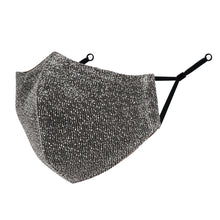 Load image into Gallery viewer, face masks Jova Designer Black Glitter - JOVAJOVA-Fashion-Studio