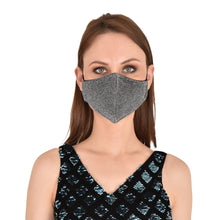 Load image into Gallery viewer, face masks Jova Designer Black Glitter - JOVAJOVA-Fashion-Studio