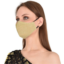 Load image into Gallery viewer, face masks Jova Designer Golden Glitter - JOVAJOVA-Fashion-Studio