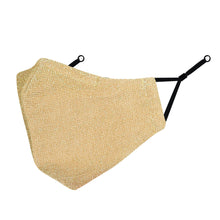 Load image into Gallery viewer, face masks Jova Designer Golden Glitter - JOVAJOVA-Fashion-Studio