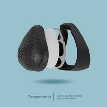 Load image into Gallery viewer, Vyaan HEPA Reusable Facemask - JOVAJOVA