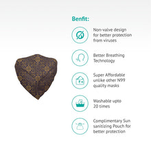 Load image into Gallery viewer, face masks Airlens N99 Protection Mask Washable 'Blue' - JOVAJOVA-Fashion-Studio