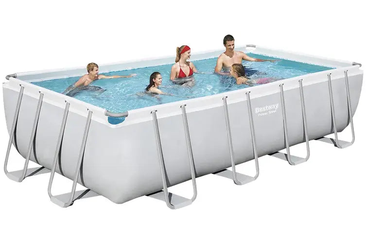 Bestway 56671 Portable Rectangular Swimming Pool16 ft. x 8 ft. x 4 ft.