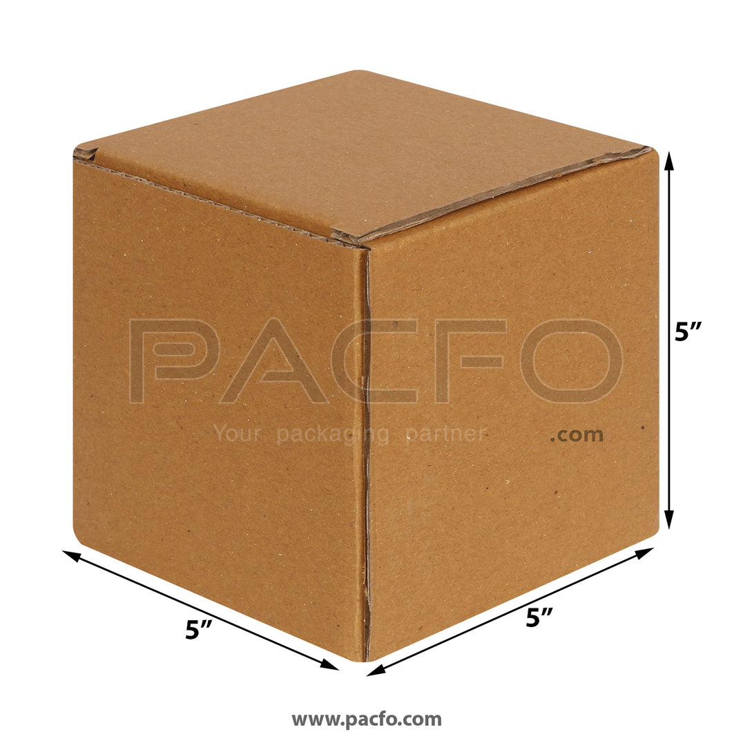 3-ply Corrugated Box 5x5x5 Inches (10 Pcs)