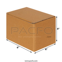 Load image into Gallery viewer, 3-ply Corrugated Box 6x4x4 Inches (10 Pcs)

