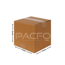Load image into Gallery viewer, 5-ply Corrugated Box 9X9X9 Inches (10 PCS)
