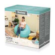 Load image into Gallery viewer, Bestway 75081 Poshpod Air Chair 42&quot; x 40&quot; x 24&quot;/1.07m x 1.02m x 61cm.

