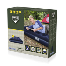 Load image into Gallery viewer, Bestway 67224 Airbed Twin Builtin Foot Pump, 74&quot; x 39&quot; x 11&quot;/1.88m x 99cm x 28cm
