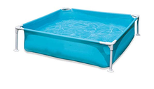 Load image into Gallery viewer, Bestway® 56217 My First Frame Pool Portable Above Ground Swimming Pool for Kids 4ft x 4ft x 1ft.
