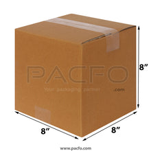 Load image into Gallery viewer, 3-ply Corrugated Box 8X8X8 INCHES (10 Pcs)
