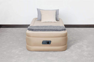 Bestway 69048 Fortech Airbed Twin Built-in AC pump, 75" x 38" x 18"/1.91m x 97cm x 46cm