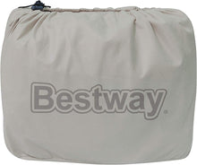 Load image into Gallery viewer, Bestway 69048 Fortech Airbed Twin Built-in AC pump, 75&quot; x 38&quot; x 18&quot;/1.91m x 97cm x 46cm

