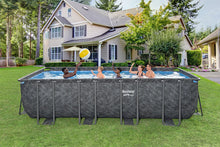 Load image into Gallery viewer, Bestway 561KA Bestway® APX 365 18 Ft x 9 Ft x 4.3 Ft Above Ground Pool Set Rectangular
