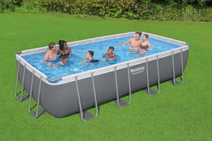 Bestway 56466 Portable Swimming Pool 18 ft x 9 ft x 4 ft / 5.49 m x 2.74 m x 1.22 m