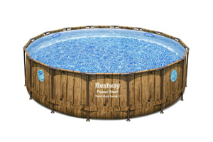 Bestway 56725 Power Steel Swim Vista Series Pool Set 16ft X 4ft