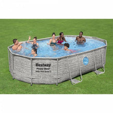 Load image into Gallery viewer, Bestway 56714 Portable Swimming Pool Size-14ft x 8.20ft x 3.5ft
