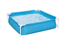 Load image into Gallery viewer, Bestway® 56217 My First Frame Pool Portable Above Ground Swimming Pool for Kids 4ft x 4ft x 1ft.
