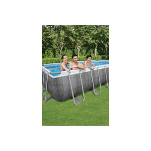 Bestway 56998 Above Ground Portable Rectangular Pool 18 ft. x 9 ft. x 4 ft.