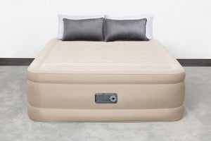 Bestway 69050 Fortech Airbed Queen Built-in AC pump, 80" x 60" x 18"/2.03m x 1.52m x 46cm