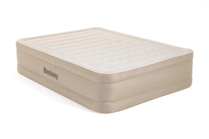 Bestway 69050 Fortech Airbed Queen Built-in AC pump, 80" x 60" x 18"/2.03m x 1.52m x 46cm