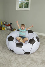 Load image into Gallery viewer, Bestway 75010 Beanless Soccer Ball Chair 45&quot; x 44&quot; x 26&quot;/3.7 ft x 3.6 ft x 2.1 ft.
