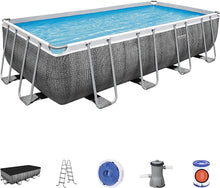 Load image into Gallery viewer, Bestway 56996 Rectangular Frame Swimming Pool 16 ft x 8 ft x 4 ft
