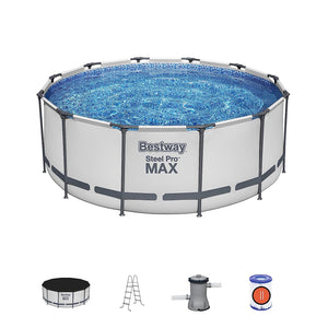 Bestway 56420 Portable Swimming Pool 12 ft x 4 ft / 3.66m x 1.22m Pool Set