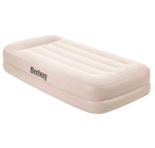 Load image into Gallery viewer, Bestway 67694 Tritech Airbed Twin Built-in AC Pump, 75&quot; x 38&quot; x 16.5&quot;/1.91m x 97cm x 42cm
