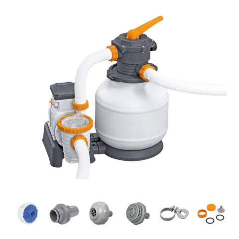 Bestway 58499 8,327 L Above Ground Pool Sand Filter Pump