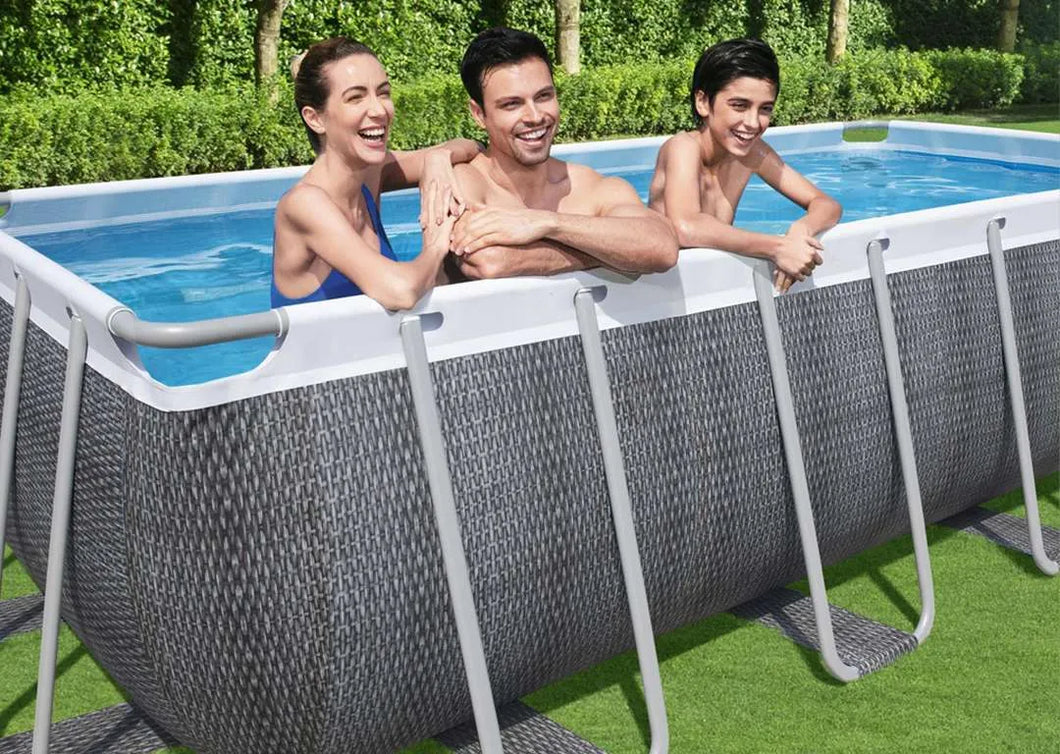 Bestway 56996 Rectangular Frame Swimming Pool 16 ft x 8 ft x 4 ft