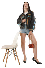 Load image into Gallery viewer, Jova Denim Jacket For Women&#39;s C Shiny Mix Denim Jacket
