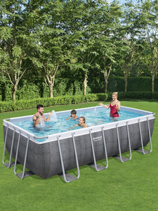 Bestway 56996 Rectangular Frame Swimming Pool 16 ft x 8 ft x 4 ft