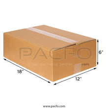 Load image into Gallery viewer, 5-ply Corrugated Box 18x12x6 Inches (10 Pcs)
