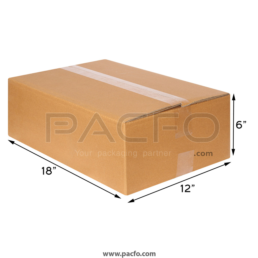5-ply Corrugated Box 18x12x6 Inches (10 Pcs)