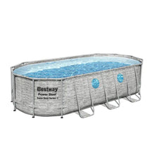 Load image into Gallery viewer, Bestway Power Steel Swim Vista Series II 18&#39; X 9&#39; X 48&quot; Above Ground Pool Set
